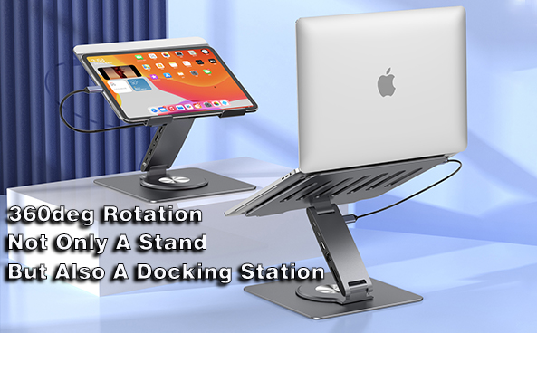 antscare tablet stand USB C dock station